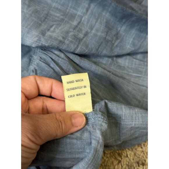 Tunic Top Lagenlook Mix Media Embroidered Boho Hippie Fairy Witchy Grunge MEDIUM - Picture 8 of 12